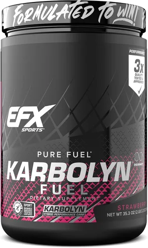 Miniatura 28 de EFX Sports Karbolyn Fuel Polvo de Carbohidratos de Absorción Rápida Carga de Carbohidratos, Energía Sostenida, Recuperación Rápida Libre