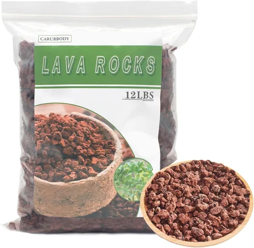 Miniatura 9 de Rocas de lava roja para plantas, 100% roca volcánica pura, sin tintes ni productos químicos, el mejor aderezo para plantas suculentas de cactus