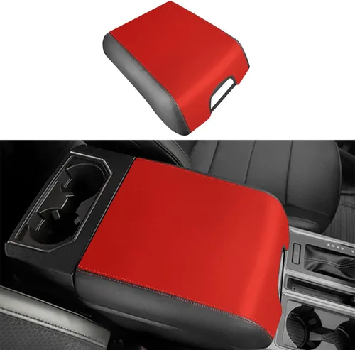 Miniatura 16 de Funda para reposabrazos adecuada para Ford F150 2015-2023, para Ford F250 F350 2017-2023 con asiento de salto 40/20/40, consola central, alfombrilla