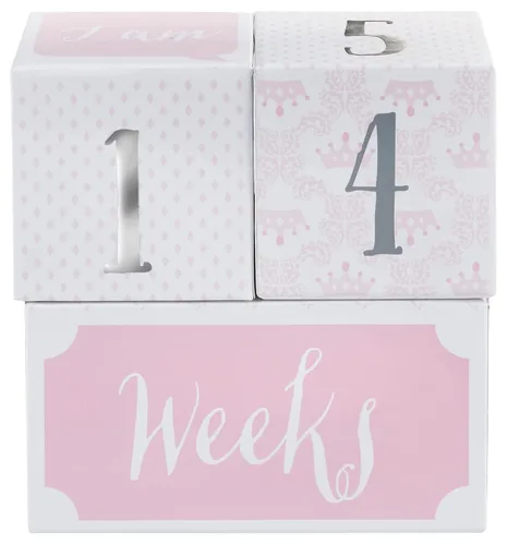 Baby Aspen My First Milestone Princess Age Blocks | Accesorios de fotos de bebé para compartir fotos el primer año