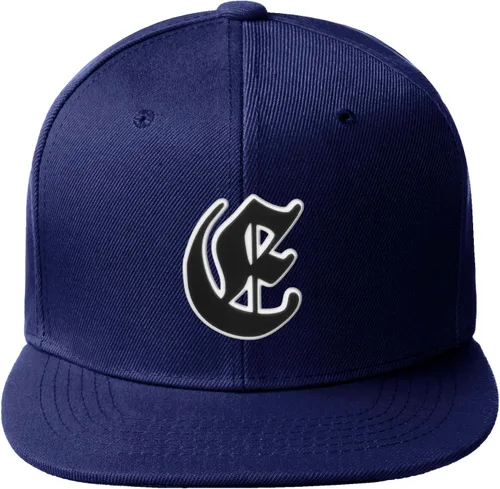 Miniatura 255 de Daxton Gorra clásica con visera de billete plano con letras del alfabeto inglés antiguo de la A a la Z