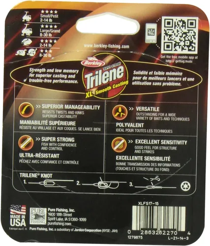 Miniatura 2 de Berkley Trilene XL - Sedal de pesca monofilamento