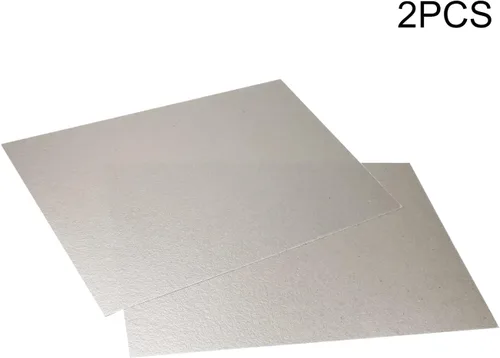 Miniatura 5 de Fielect 2 piezas de cubierta de guía de ondas de microondas, 7.9 in x 11.8 in x 0.006 in, hojas de placas de mica para microondas, parte