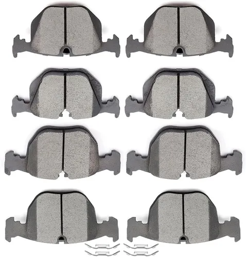 Miniatura 30 de Juego de pastillas de cerámica, D374 D621 D948 SCITOO 8 piezas de pastillas de freno delanteras y traseras para Honda Civic del Sol 1994-1997
