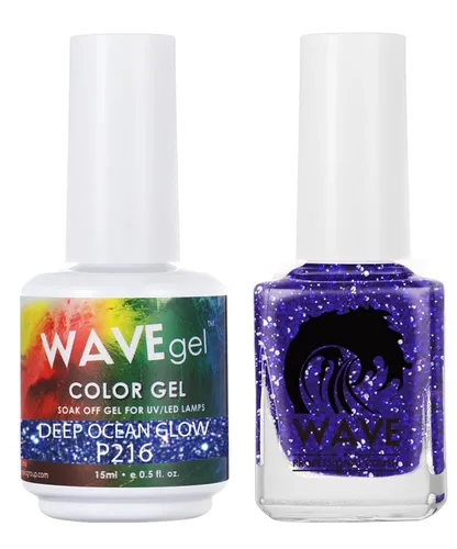 Miniatura 13 de WAVEGEL - Juego dúo de gel y esmalte de uñas a juego - Colección Simplicity - #P109 Blizzard I 0.5 onzas