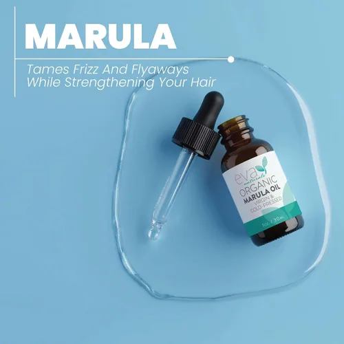 Miniatura 7 de Eva Naturals Aceite de marula – Aceite prensado en frío 100% puro para cara, cabello, piel y cuerpo – Suero facial ligero y de masaje – Hidratante