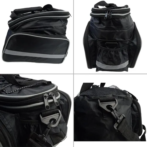 Miniatura 6 de Disconano® Bolsa impermeable multifunción para la parte trasera del asiento de bicicleta, para ciclismo de excursión, con maletero, paquete