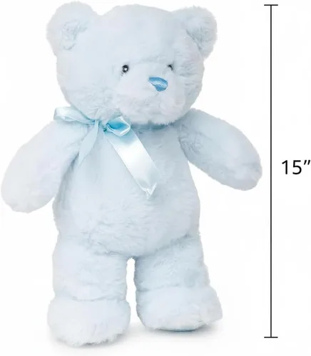Miniatura 3 de Jolitee My First Bear - Oso de peluche azul de 15 pulgadas