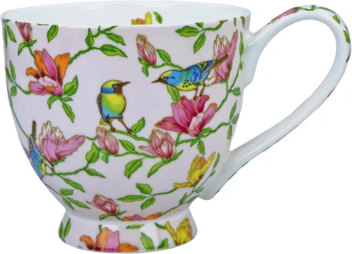 Miniatura 11 de Tazas de café lindas de 16 oz para mujer, tazas lindas de porcelana y hueso, tazas de café, tazas de té para mujeres Mon regalos de cumpleaños