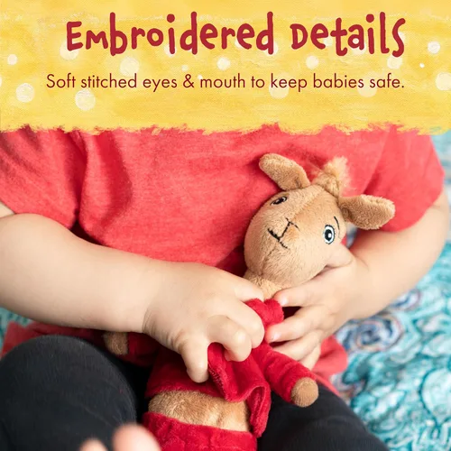 Miniatura 6 de Peluche de tejido suave de Llama Llama en pijama rojo, bolsa de frijoles, juguete de 25 cm