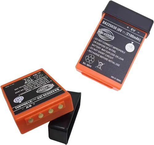 Batería radiomática HBC BA225030 6V 2100mAh BA225030 Ni-Mh batería recargable para HBC Crane Control remoto bomba camión batería (paquete de 2)