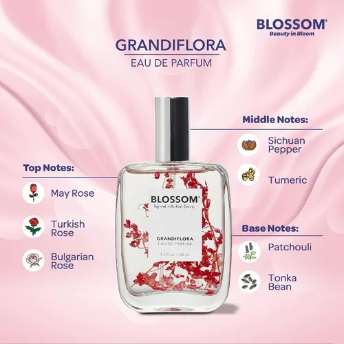 Miniatura 5 de Blossom Perfume unisex en espray para mujer, perfume TikTok, con infusión de flores reales, fabricado en Estados Unidos, 1.7 onzas