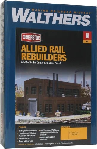 Miniatura 3 de Walthers, Inc. Allied Rail Rebuilders Kit, 5-1/2 X 5-5/8 x 3-1/2" 13.7 X 14 X 3.4 in