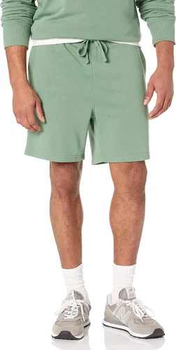 Tienda Essentials Pantalón corto ligero de rizo francés para hombre (disponible en tallas grandes y altas)
