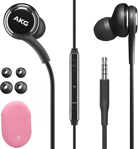 Miniatura 9 de Auriculares intrauditivos originales Samsung AKG de 0.138 in con control remoto y micrófono para Galaxy A71, A31, Galaxy S10, S10e, Note 10, Note