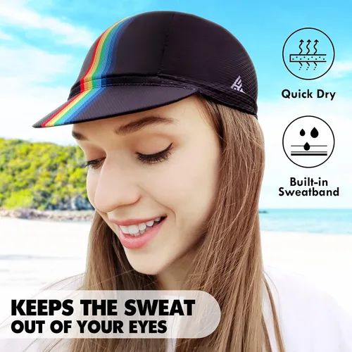 Miniatura 4 de Hikenture Cycling Cap for Men and Women,Bike Hat with Visor Summer Sun Hat