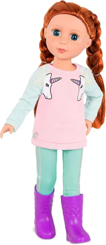 Miniatura 18 de Glitter Girls Accesorios para muñecas de 14 pulgadas - Juego de mochila y fiesta de pijamas - Tie - Saco de dormir teñido, almohada arcoíris