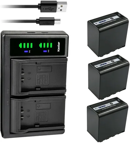Miniatura 8 de Kastar AG-VBR89G LTD2 Cargador de batería USB compatible con videocámara Panasonic HC-X2 4K, videocámara móvil Panasonic HC-X20 4K
