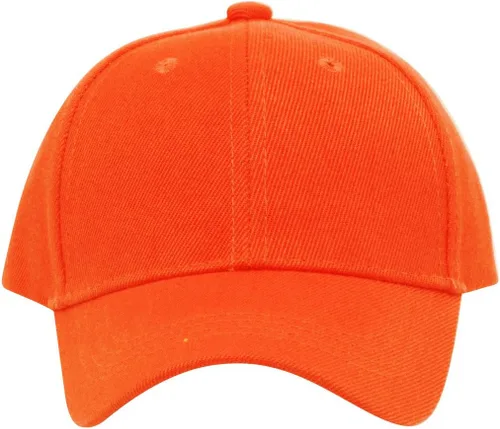 Miniatura 12 de TOP HEADWEAR Sombrero de béisbol ajustable con cierre de velcro para niños en blanco