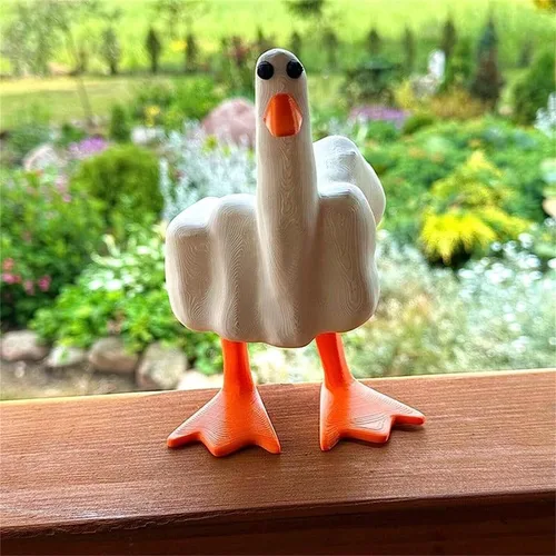 Miniatura 3 de Estatua Graciosa de Dedo Medio de Resina para Jardín, Escultura de Decoración para Hogar y Oficina, Ideal como Regalo para Escritorio