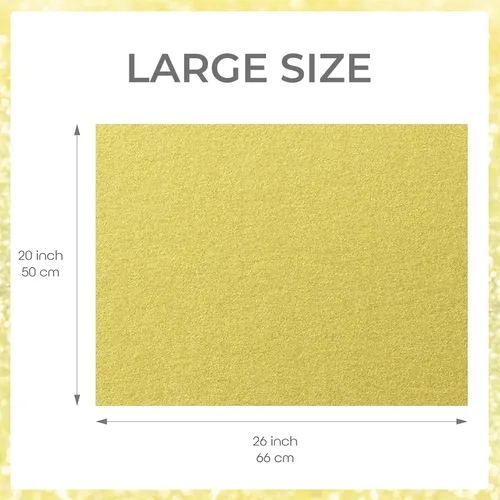 Miniatura 3 de UNIQOOO 60 hojas grandes de papel de seda de lámina dorada metálica de 26 x 20 pulgadas a granel, reciclable y duradero para bolsas de regalo, cajas