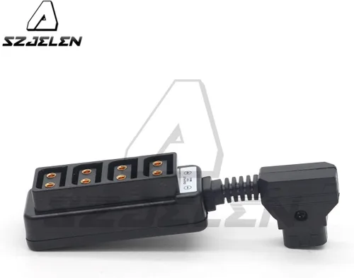 Miniatura 4 de Ultrashort Dtap Splitter,P-tap Splitter Cable,D-tap a 4 puertos P-tap D-tap Cable divisor para energía fotográfica,Receptáculo Dtap PowerTap