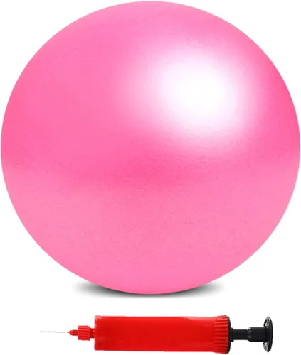 Miniatura 18 de Mini pelota de yoga de ejercicio de pilates, pelota de yoga inflable pequeña de 6 pulgadas, equipo de entrenamiento básico y terapia física