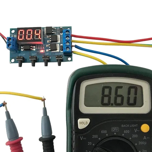 Miniatura 7 de Módulo de relé de retardo de temporizador programable DC 5V-36V Interruptor temporizador de ciclo ajustable de encendido/apagado con salida MOS dual