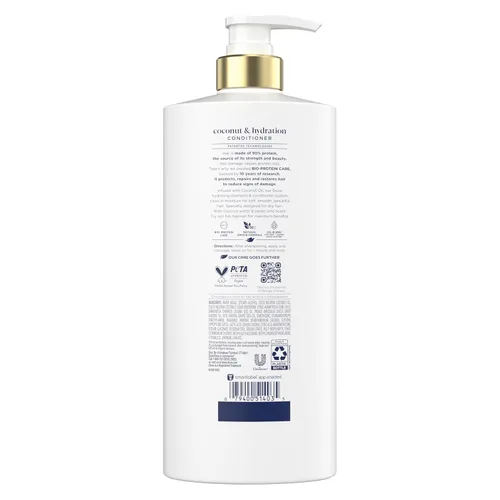 Miniatura 2 de Dove Acondicionador de coco e hidratación para cabello seco con tecnología de cuidado de bio-proteínas y aceite de coco, 28 onzas líquidas