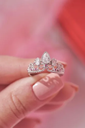 Miniatura 6 de Anillo enredado, anillo de princesa perdida, joyería de cosplay, anillo de princesa, anillo de corona de princesa, anillo de plata de ley 925