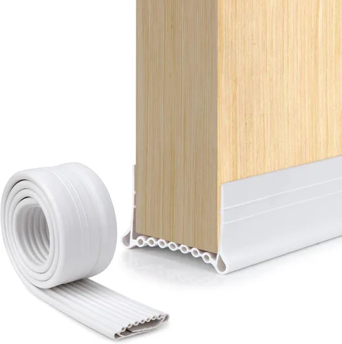 Miniatura 10 de YOUSHARES Excluidor de puerta para sellado, 2 pulgadas de ancho x 39 pulgadas de largo, tapón de goma para barrido de puerta para insonorización