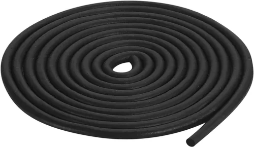 Miniatura 12 de uxcell Tira de sellado de goma de espuma, 0.197 in (13/64 pulgadas) de diámetro, 23.0 ft (22.96 pies) de caucho EPDM redondo largo para juntas