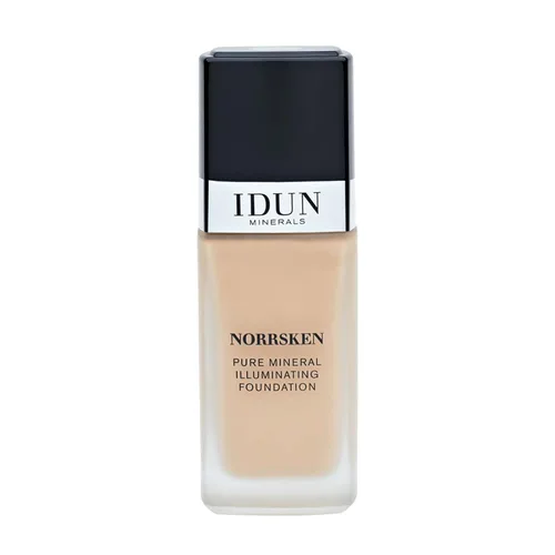 Miniatura 16 de IDUN Minerals Base líquida Norrsken – Cobertura suave y sedosa – Acabado luminoso y húmedo para piel seca y opaca – Maquillaje vegano y resistente