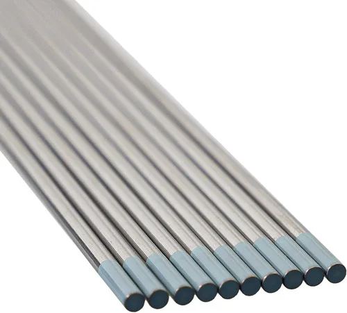 Miniatura 4 de ArcTime TIG - Electrodos de tungsteno de mezcla de tierras raras, no radiactivos, no toriados híbridos prémium (azul cielo, EWG) 1/16 pulgadas x 7