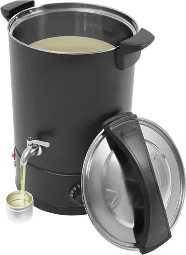 Miniatura 16 de Derretidor de cera para hacer velas, olla de fusión eléctrica comercial de cera de 10L/338.2 onzas con control de temperatura y boquilla de vertido