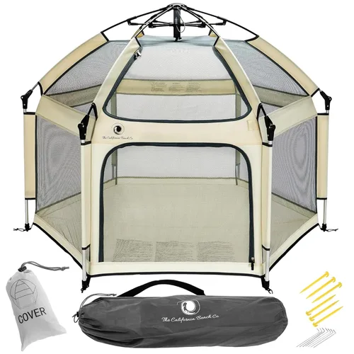 Miniatura 10 de POP 'N GO PLAYPEN - Corralito para bebés y niños pequeños para interiores y exteriores - Tienda de playa para bebés, plegable, portátil con toldo