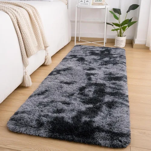 Miniatura 15 de Alfombra de área Softlife para sala de estar, alfombra lanuda mullida y esponjosa de 6 x 9 pies en color azul para dormitorio de niñas y niños, Azul