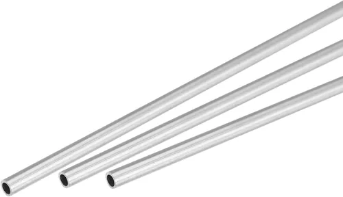 Miniatura 41 de uxcell Tubo redondo de acero inoxidable 304 0.236 in OD 0.020 in espesor de pared 11.811 in longitud 3 piezas