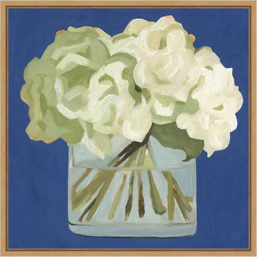 Miniatura 13 de Amanti Art Lienzo enmarcado para pared, 16 x 16 pulgadas, hortensias blancas II por Emma Scarvey, lienzo enmarcado para pared, obras de arte