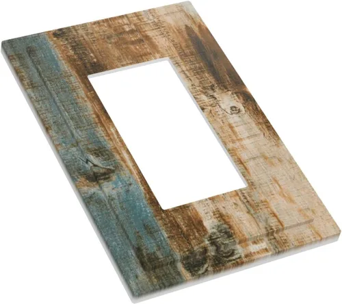 Miniatura 131 de Placa de Interruptor de Luz Azul de 1 Gang, Placa de Pared Decorativa de Palanca Individual, Cubierta de Placa de Pared de Palanca, Placa Frontal