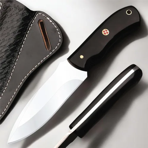 Miniatura 23 de Cuchillos de Damasco Hechos a Mano Personalizados de Acero de Damasco Cuchillo de Caza para Desollar, Camping, Exterior - Cuchillos de Caza de Hoja