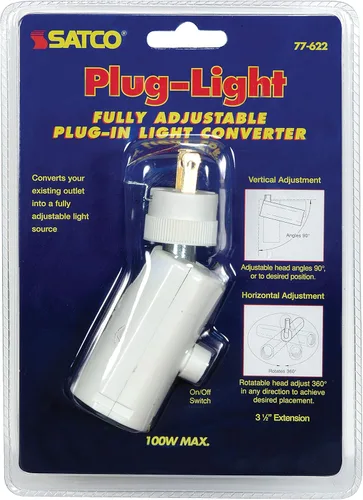 Miniatura 2 de Satco Adaptador de luz Plug A 250 W 125V