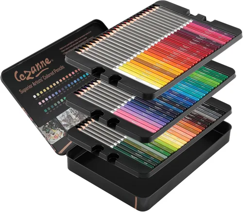 Miniatura 2 de Cezanne Creative Mark - Lápices de colores de primera calidad, juego de 72 lápices de dibujo altamente pigmentados, lápices de colorear