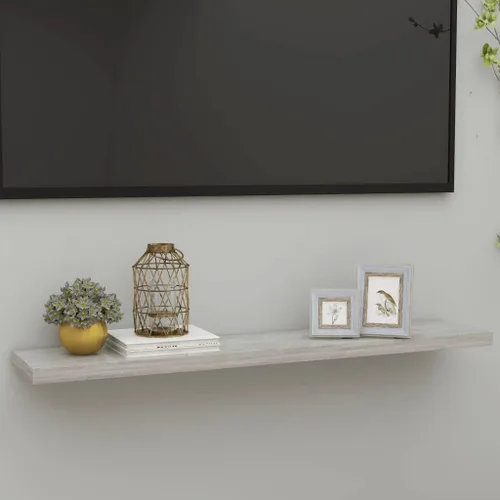 Miniatura 164 de Estantes flotantes de pared, juego de 4 estantes decorativos para montar en la pared, estante colgante con soportes invisibles para decoración