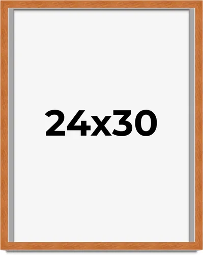 Miniatura 257 de Marco de 3 x 3 pulgadas, marco de madera maciza de nuez miel tradicional marrón Ancho de moldeo de 0.875 pulgadas Profundidad de conejo de 0.875