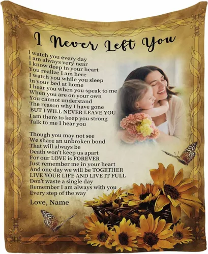 Miniatura 7 de Manta de memoria amorosa personalizada, no Longer be My Side but Forever in My Heart