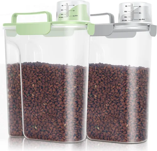 Miniatura 24 de TBMax Contenedor de Almacenamiento de Comida para Gatos y Perros de 5 a 7 libras, Contenedor Secundario de Almacenamiento de Comida para Mascotas