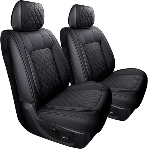 Aierxuan - Fundas para asientos de camionetas Ram 1500/2500/3500 de 2009 a 2021 con cabina regular o Crew Quad; camioneta Heavy Duty, cuero