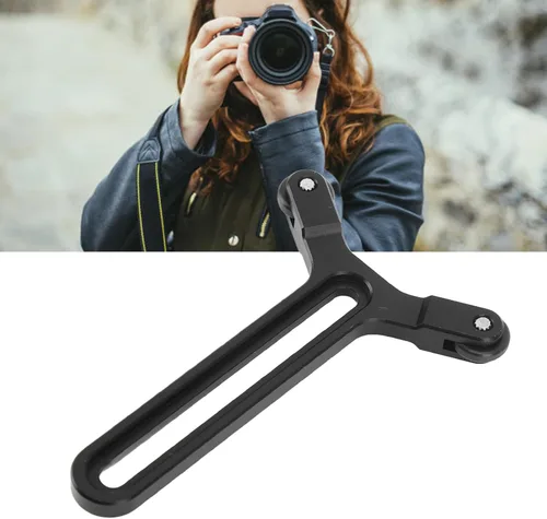 Miniatura 3 de Soporte de lente, marco de soporte de lente ajustable de 2 ruedas en forma de Y con ajuste vertical de 2.815 in, adecuado para DJI S y para sistema