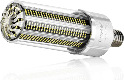 Miniatura 16 de DragonLight Bombilla LED de maíz de 50 W (equivalente a 350 vatios) E26/E39 Lámpara LED con base de Mogul grande 6000K Luz diurna 6,000 LM